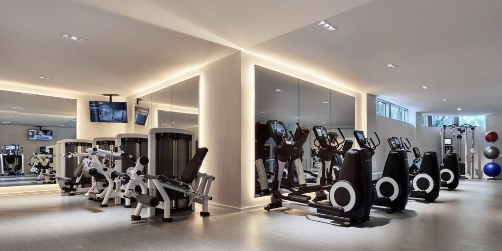 Gimnasio en The Miami Beach EDITION