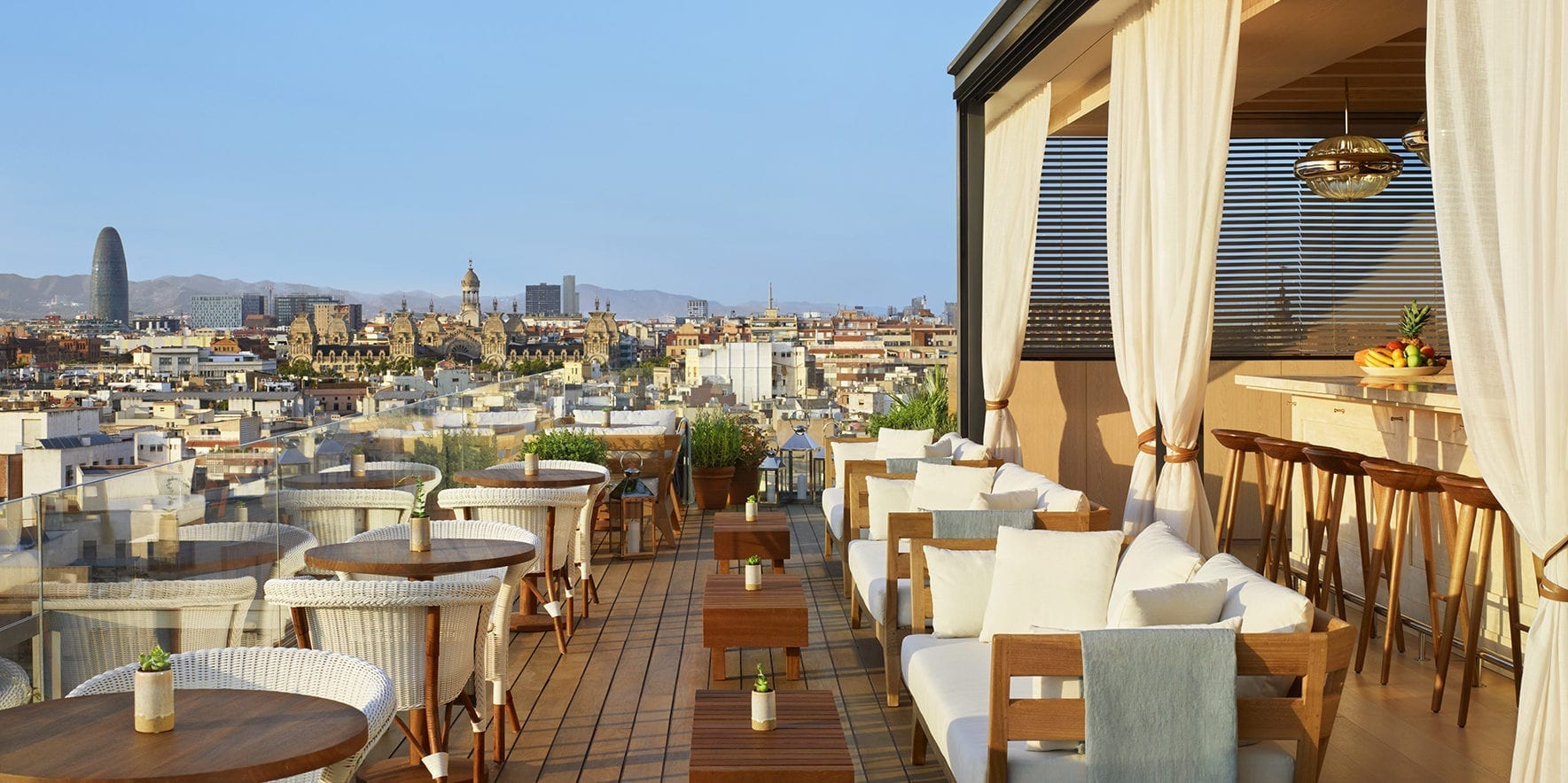 The Barcelona Edition Barcelona Rooftop Restaurant With A View