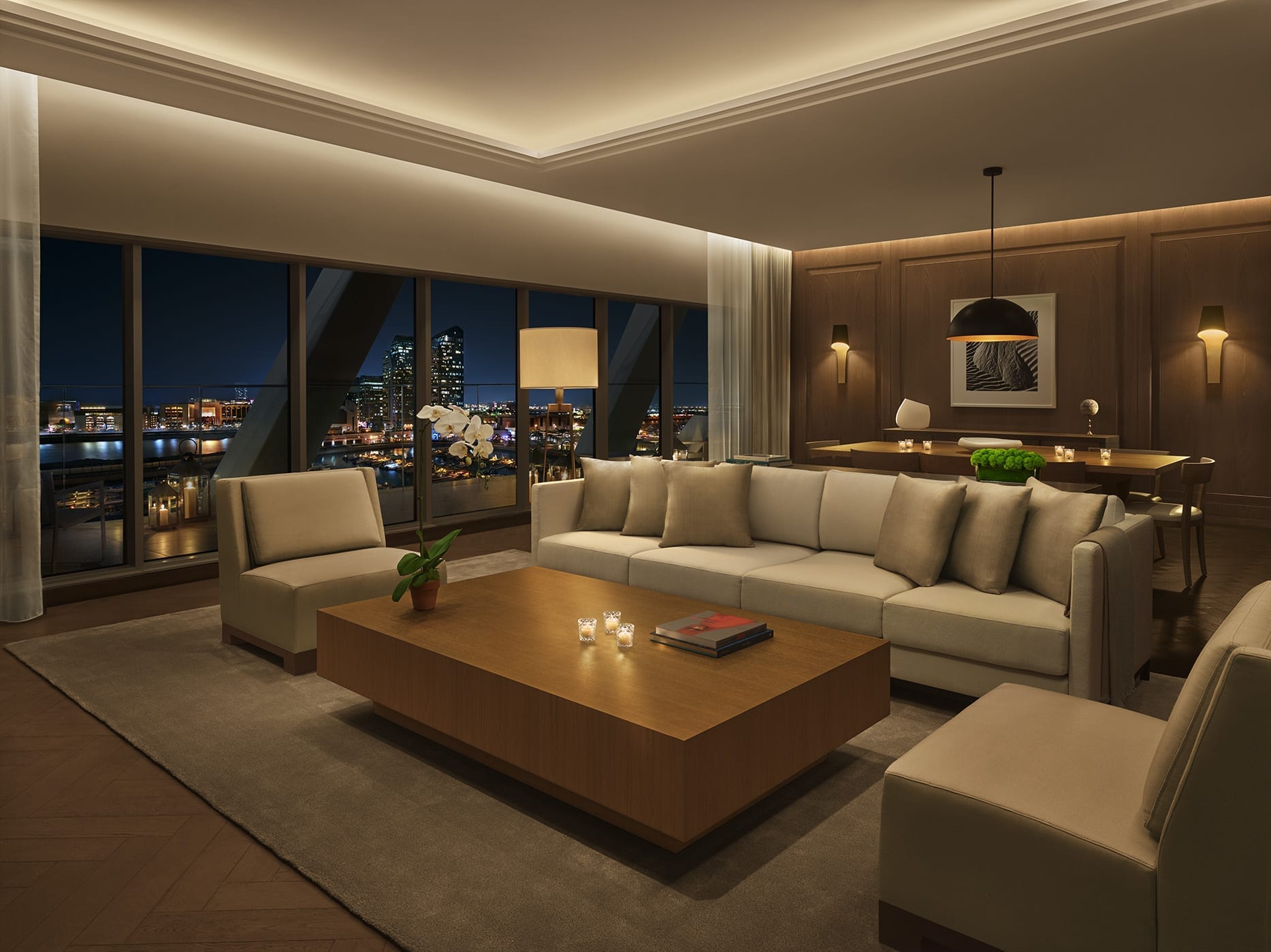 Royal Penthouse Living Room