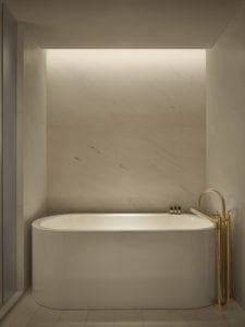 Bañera del baño del Penthouse Barcelona