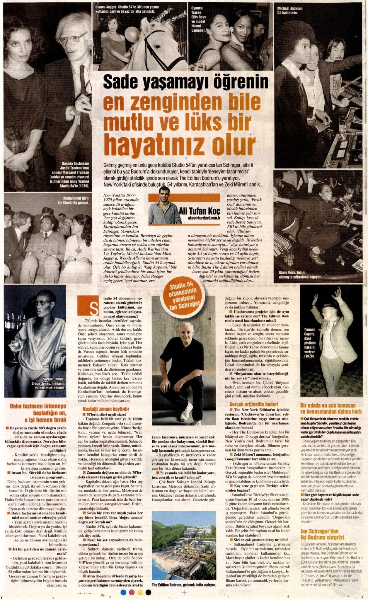 Hürriyet Portre - Ian Schrager