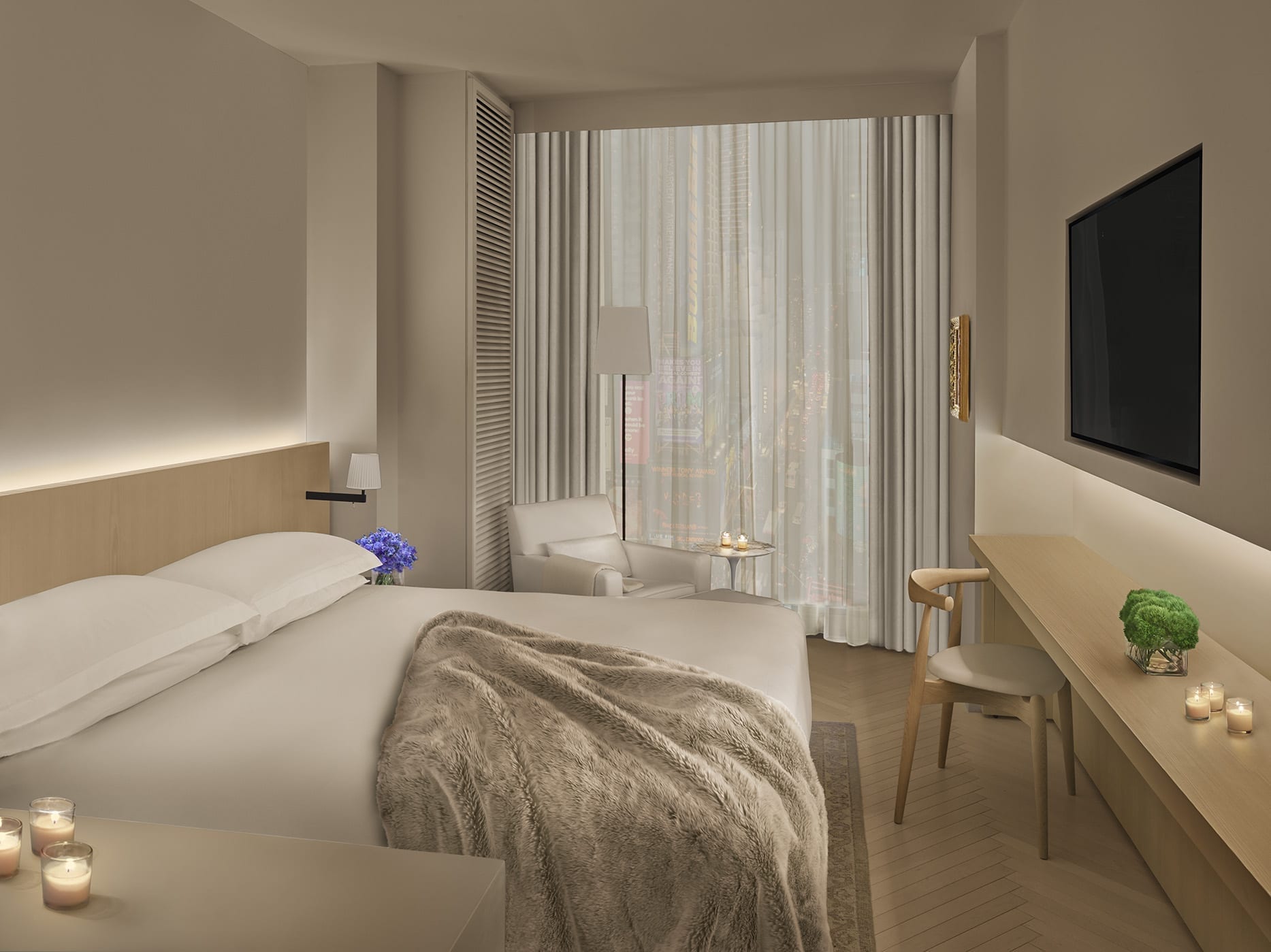 hotel rooms with times square view