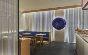 Tides Cafe with comfortable, stylish seating