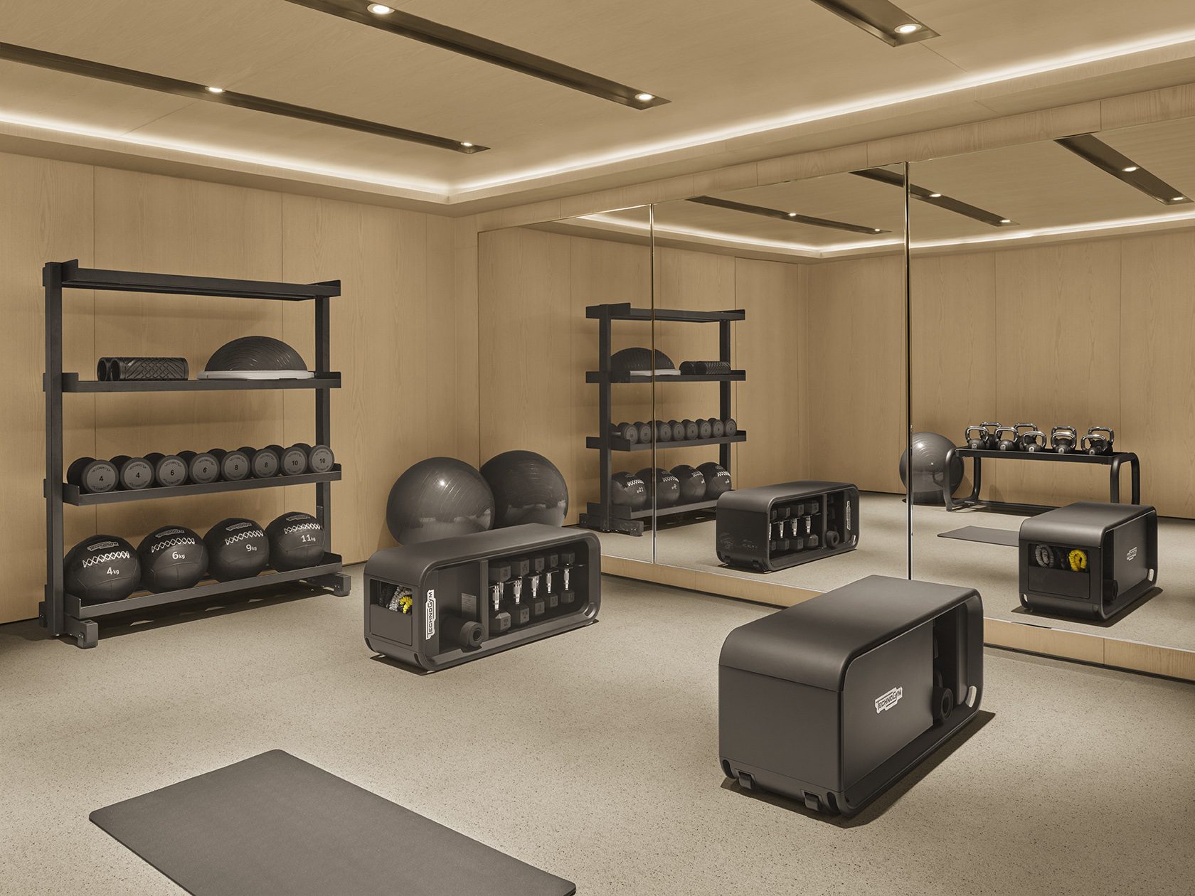 Gimnasio, estudio