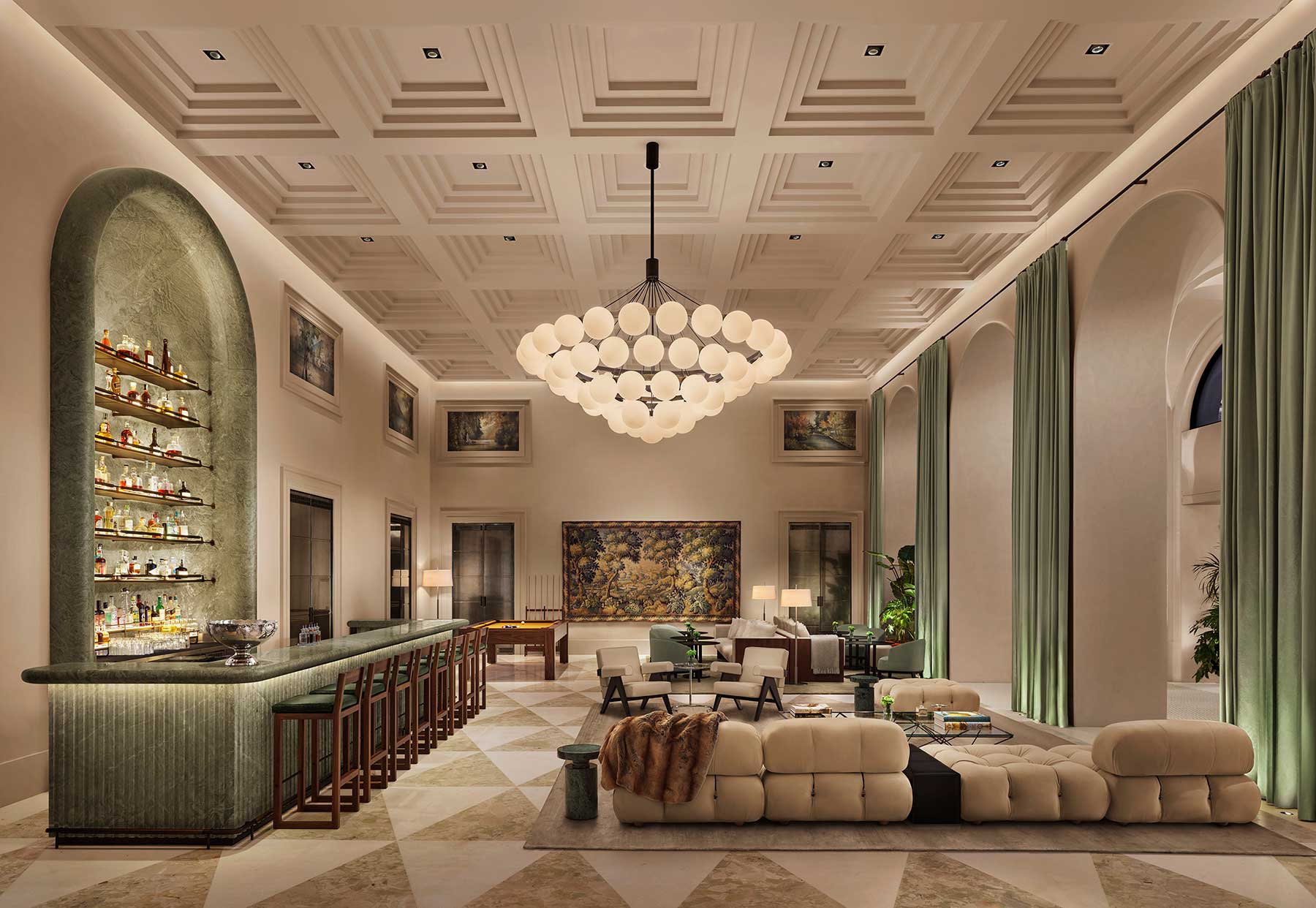 Lobby of The Lake Como EDITION