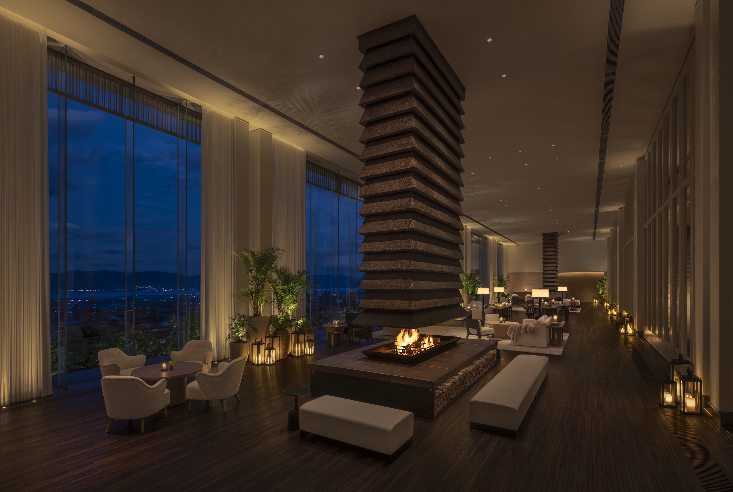 Lobby Bar at night